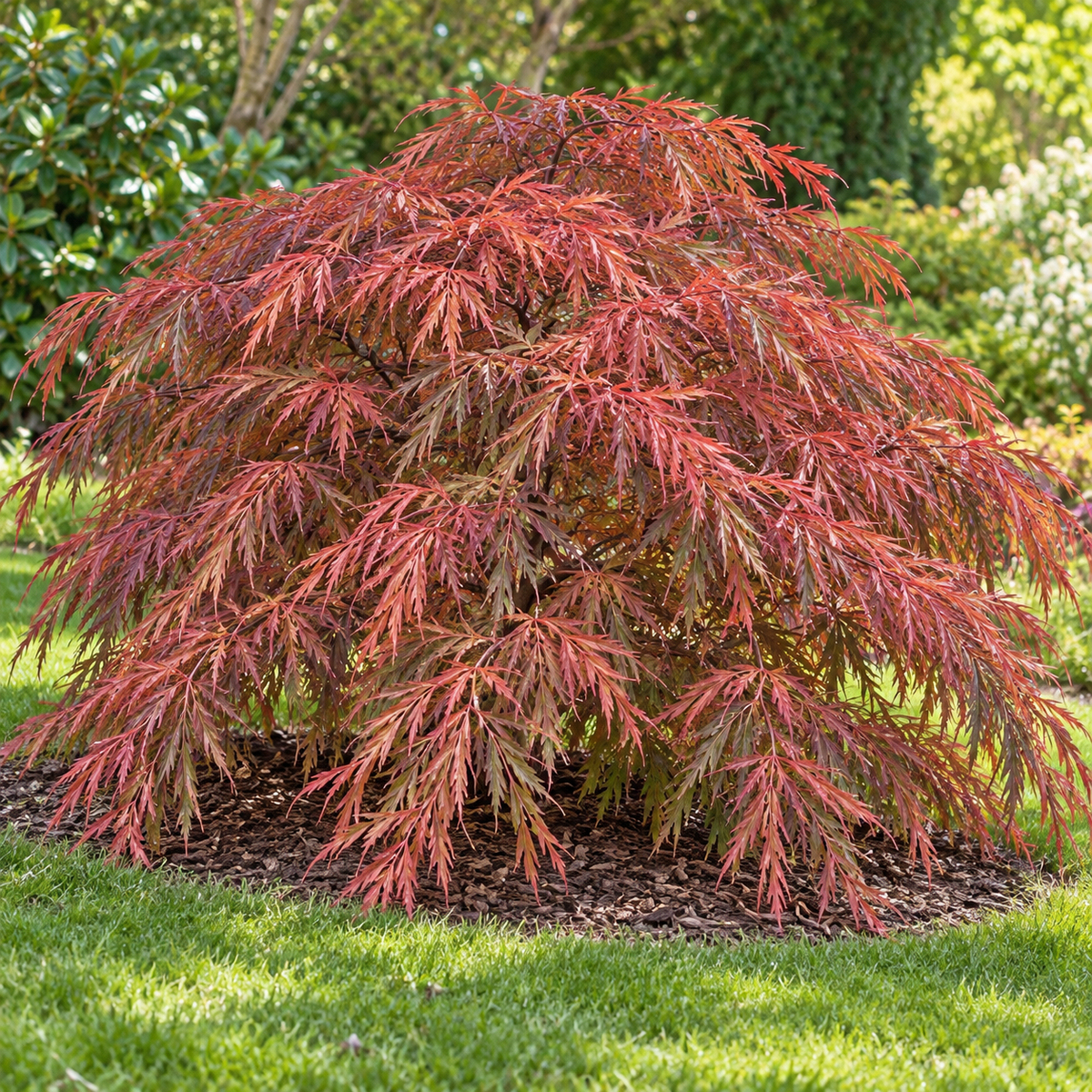 Acer palmatum dissectum Ornatum – exemplar solitar, imagine ilustrativă