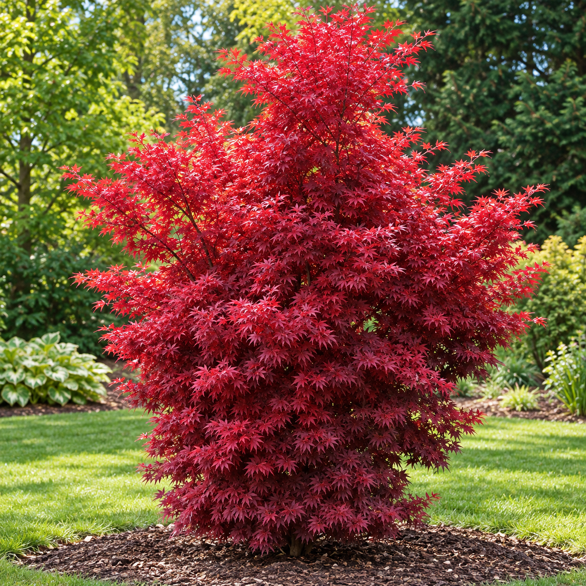 Acer palmatum Skeeter's Broom – soliter, imagine ilustrativă