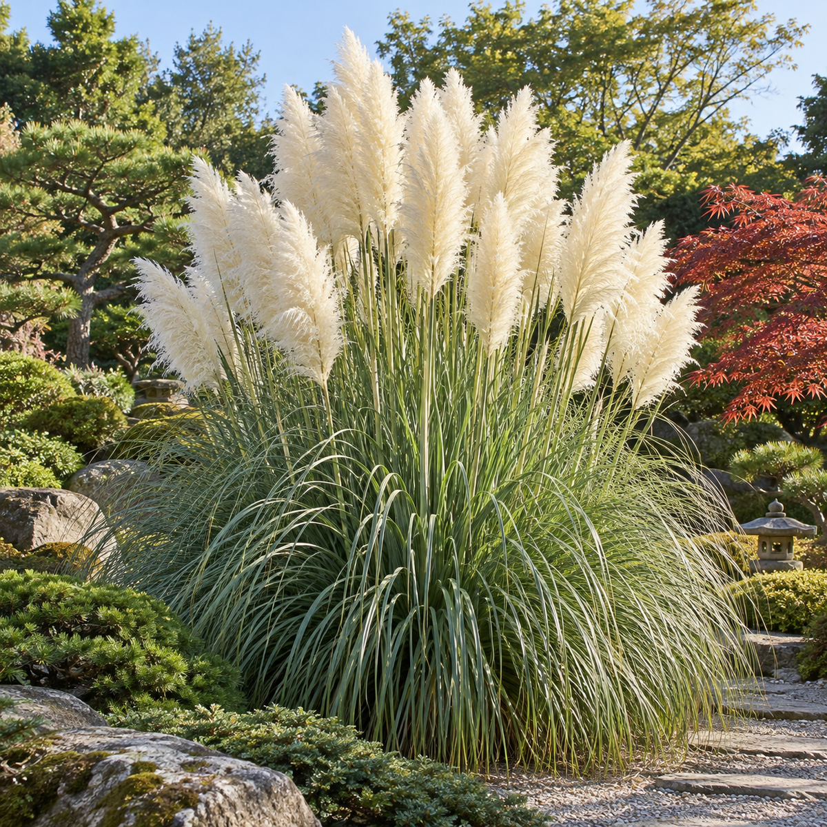 Cortaderia selloana Alba