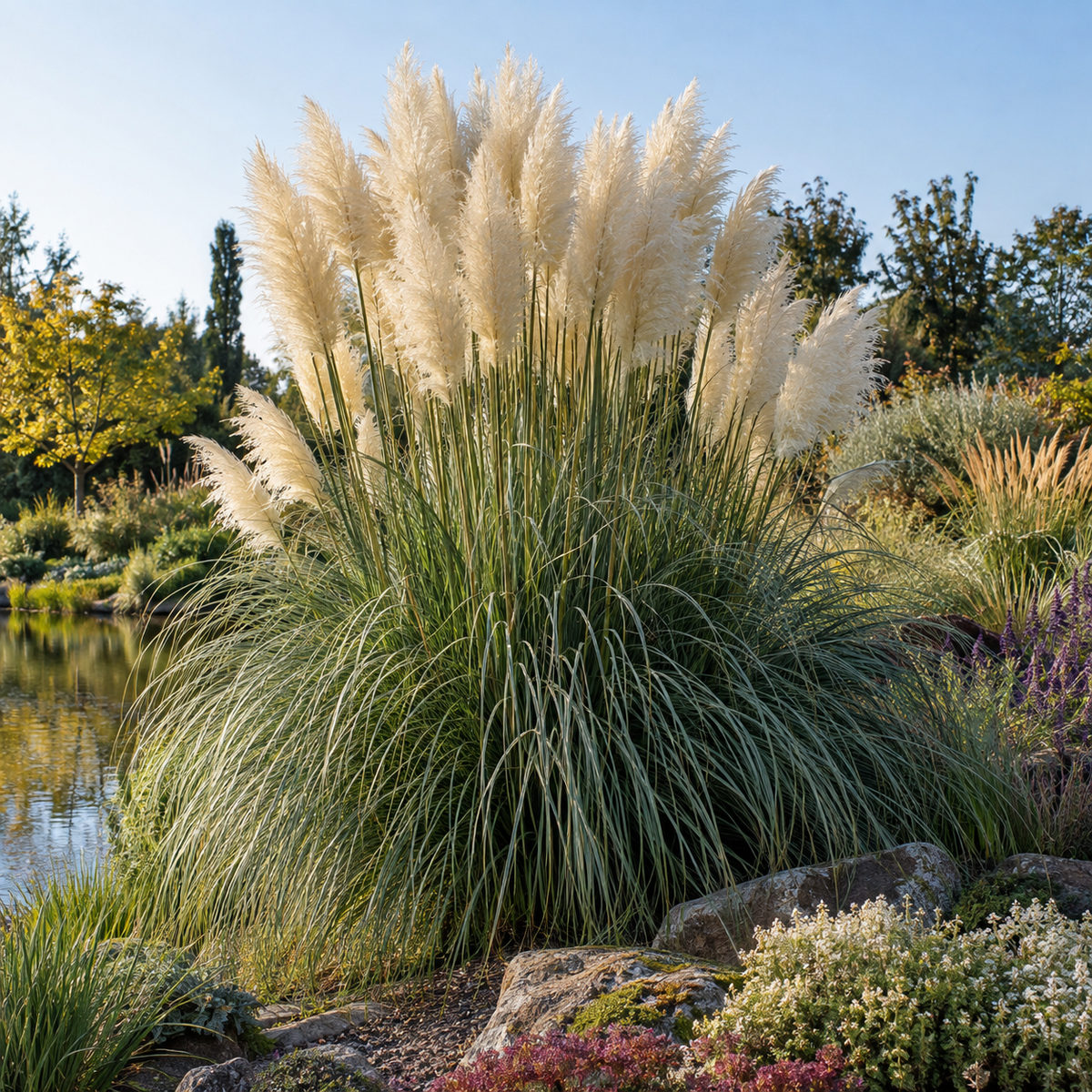 Cortaderia selloana Alba