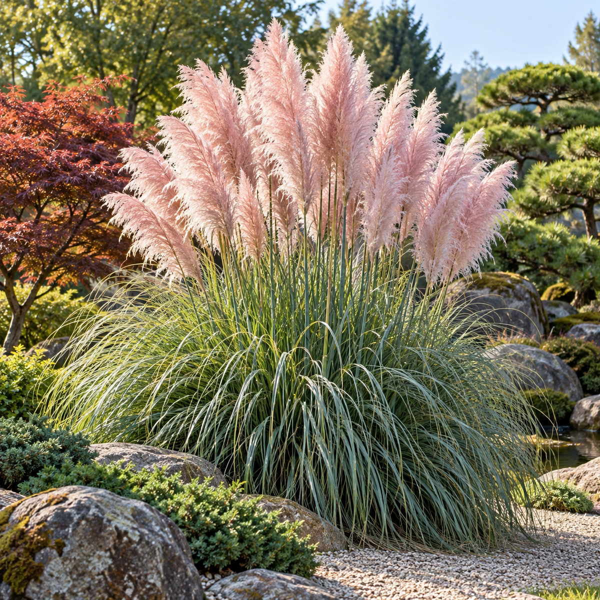 Cortaderia selloana Rosea