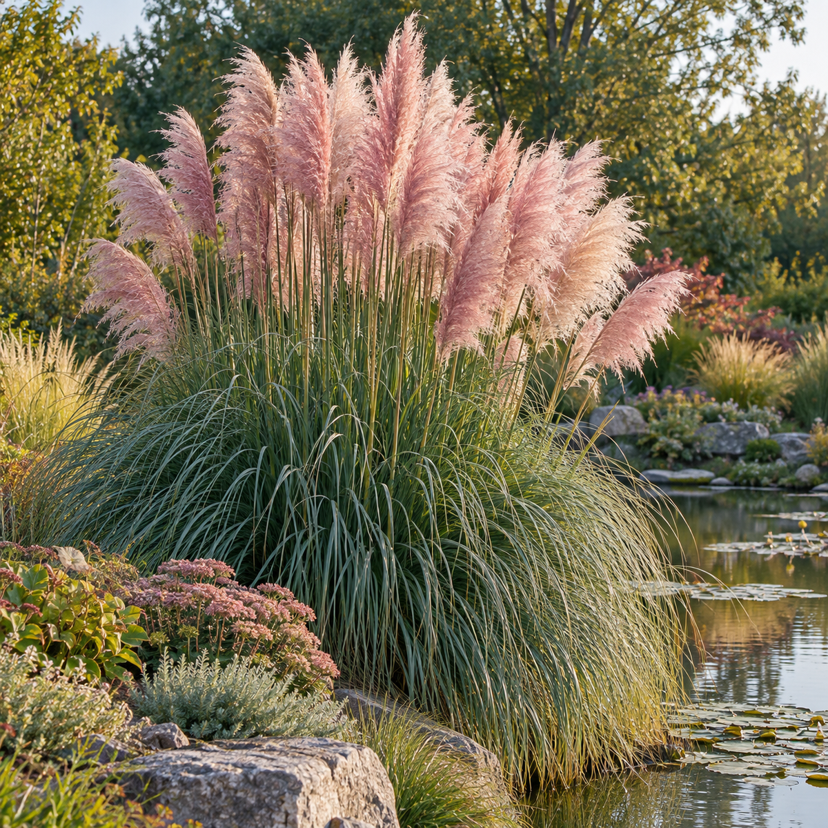 Cortaderia selloana Rosea