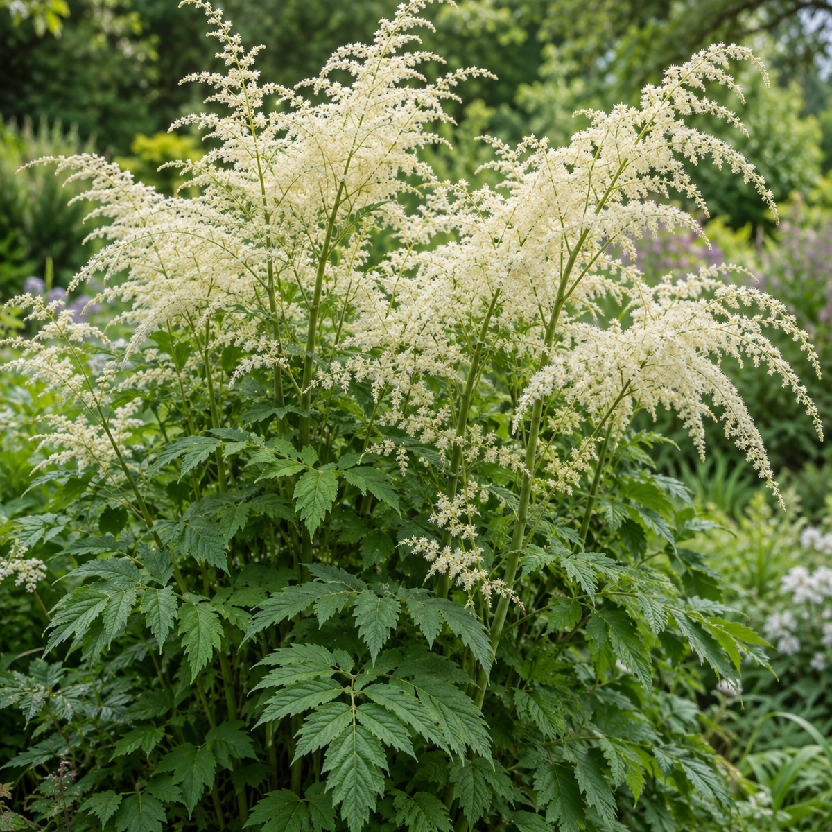 Aruncus dioicus – detaliu, imagine orientativă