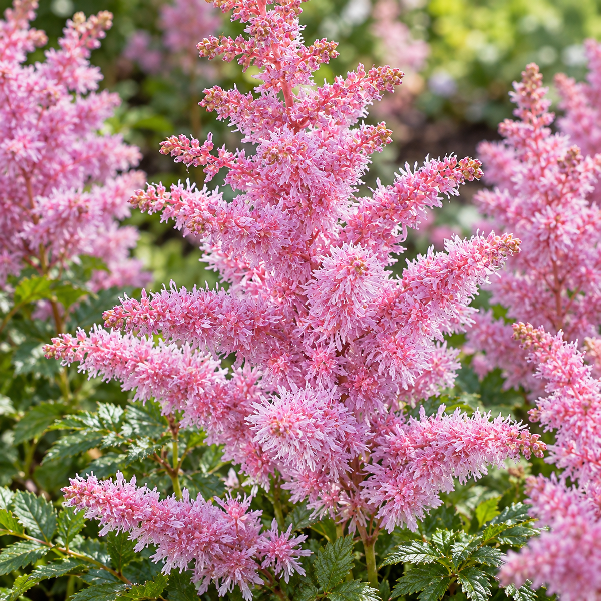 Astilbe ‘Heart and Soul’ – detaliu al florilor