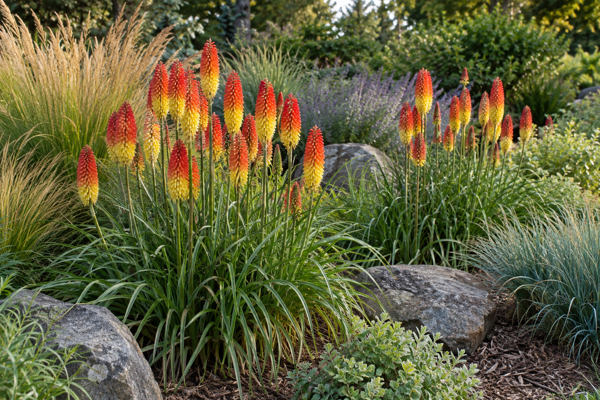 Crin torță – Kniphofia ‘Flamenco’
