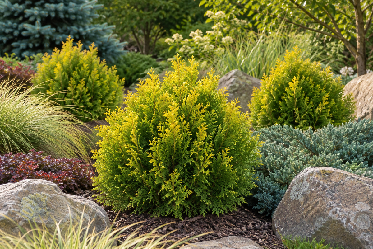 Thuja orientalis 'Aurea Nana'