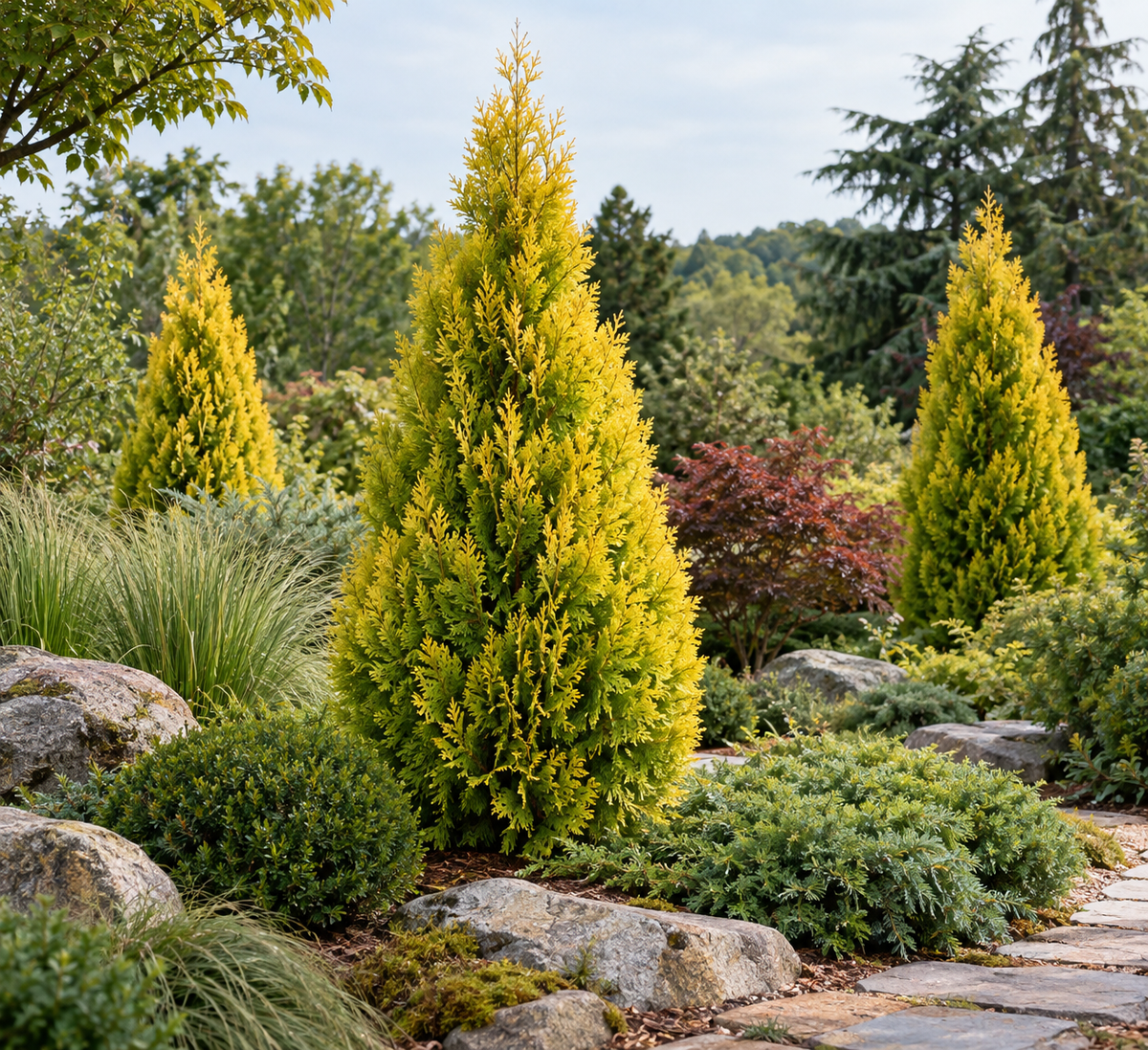 Thuja orientalis 'Pyramidalis Aurea'