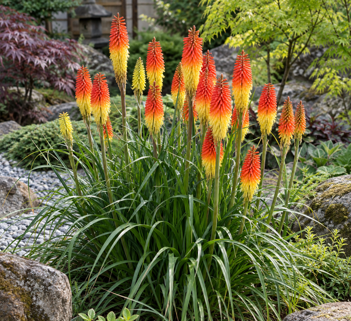 Crin torță – Kniphofia ‘Flamenco’