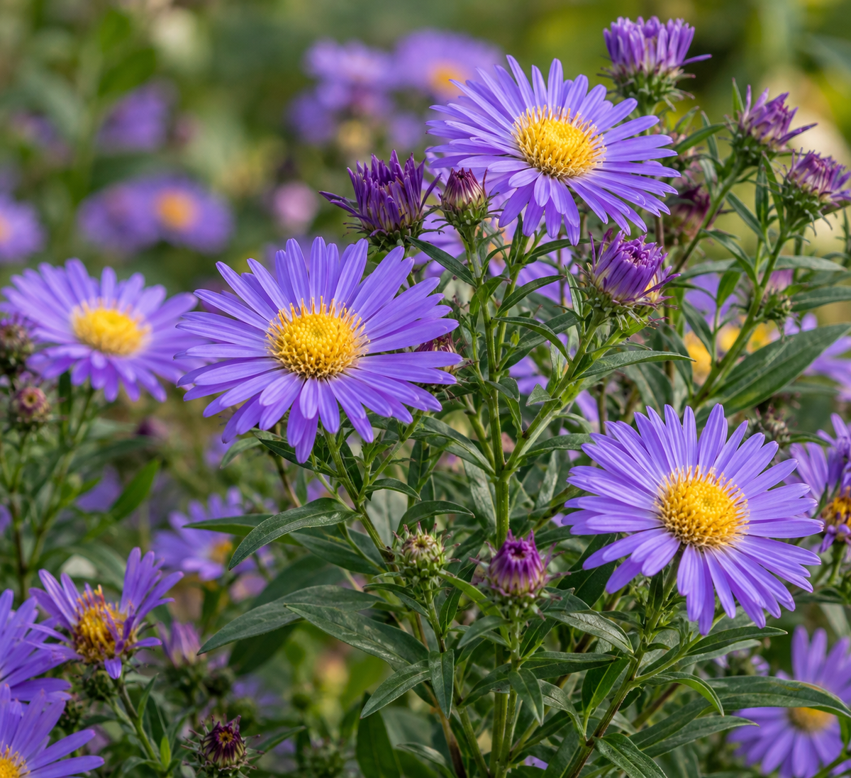 Aster de toamnă – Aster novi-belgii ‘Schöne von Dietlikon’