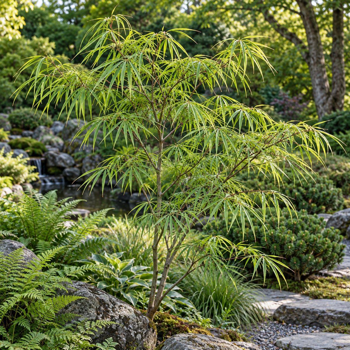Acer palmatum Koto no ito – imagine ilustrativă