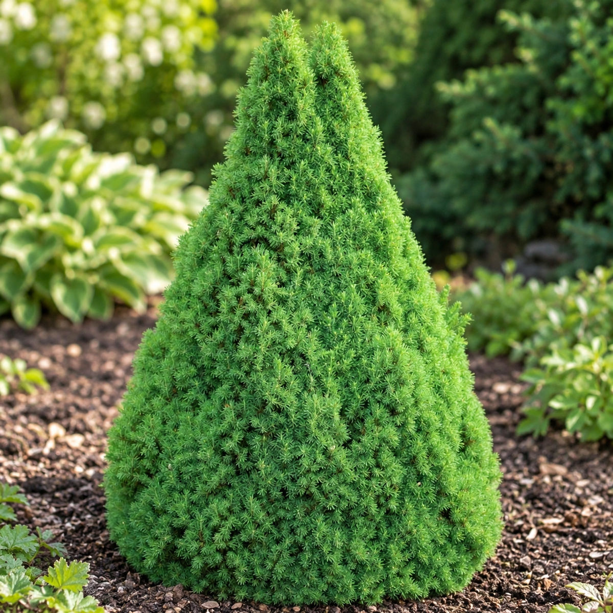 Picea glauca 'Conica' – port natural