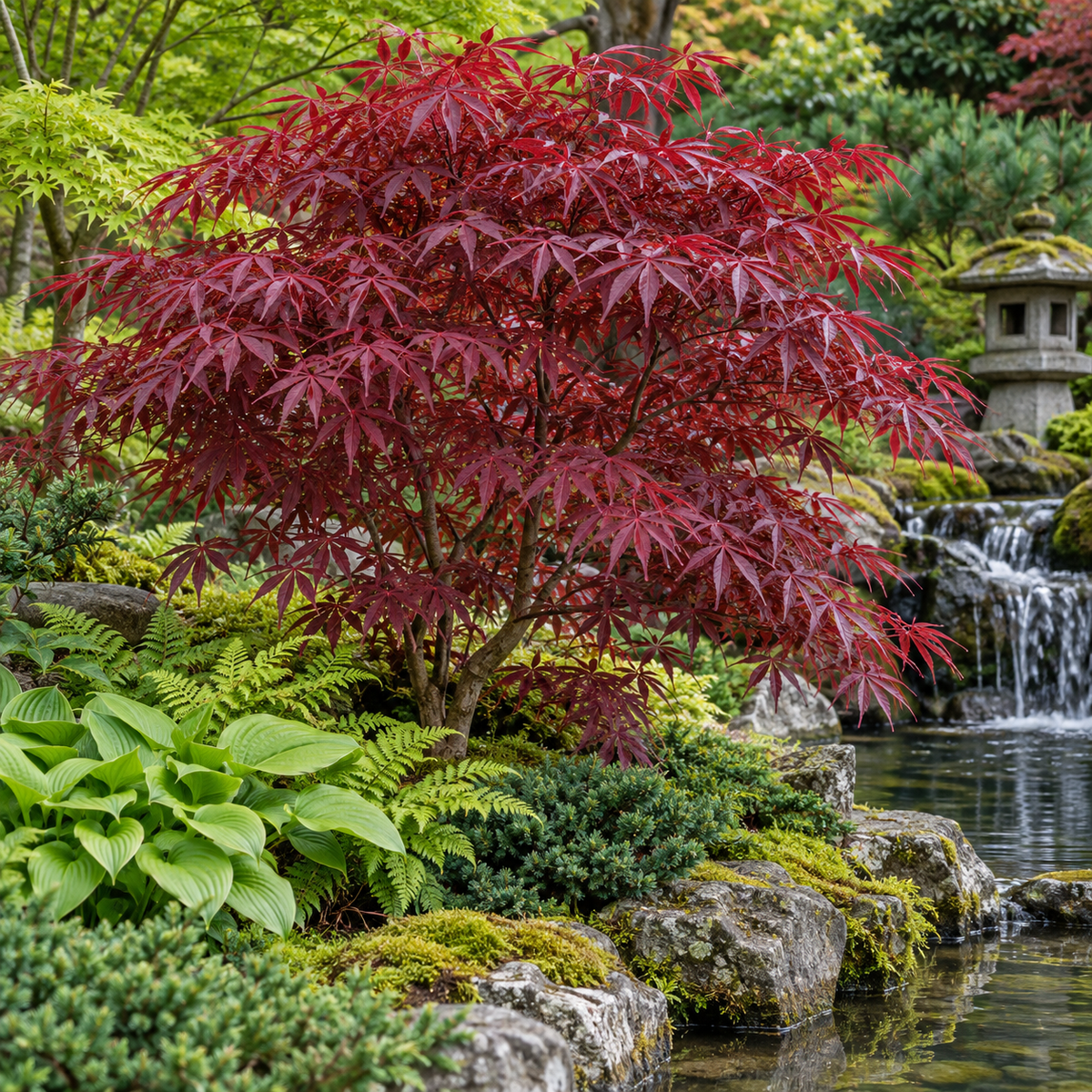 Acer palmatum Red Pygmy – imagine ilustrativă